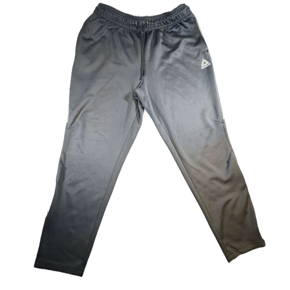 Reebok Men's Black Interlock Active Track Pants Size Large
